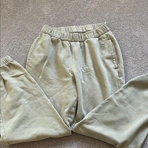 Hollister Gray Adjustable-Rise Sweatpants